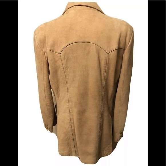 vintage wilsons leather suede jacket blazer - Picture 2 of 10